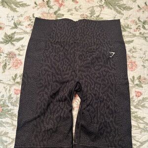 Black Patterned shorts